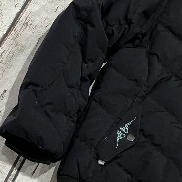 Girls The North Face Black 500 Goose Down Ski Skiing Winter Jacket - Picture 8 of 10